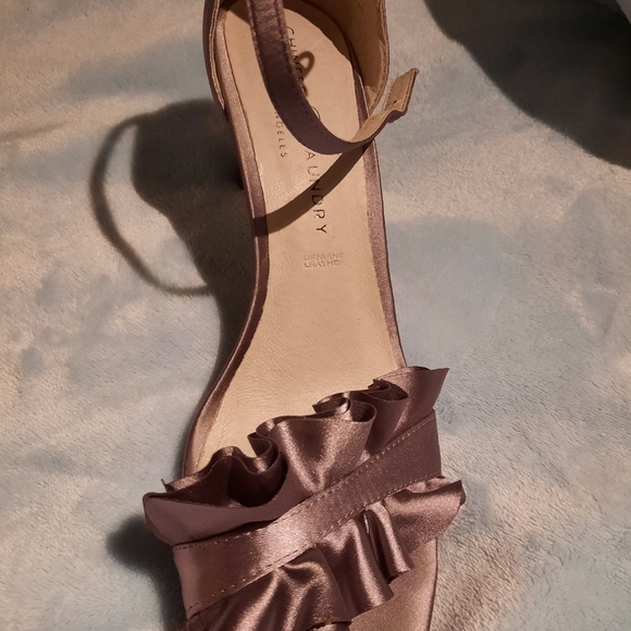 chinese laundry purple satin heels - Picture 4 of 4
